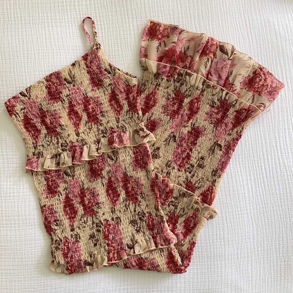 BNWT smocked ruffle dress